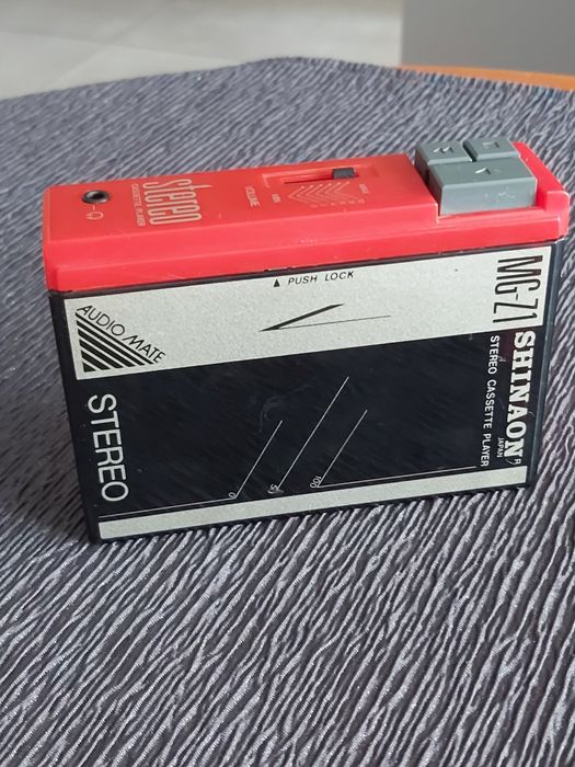 Walkman odtwarzacz kasetowy Shinaon MG-Z1 Vintage z lat 80 siątych