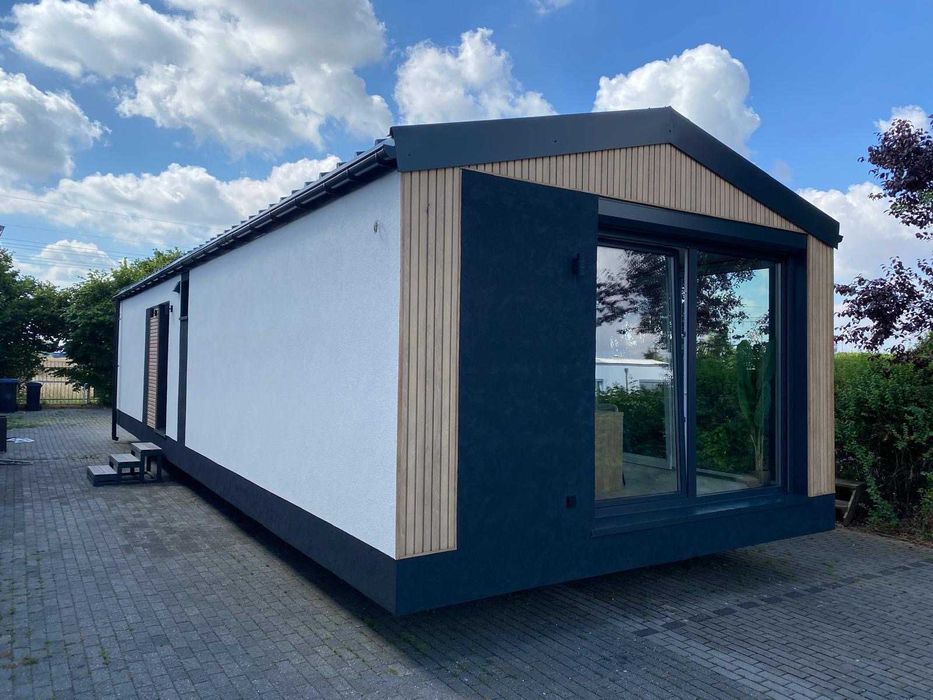 Eko-Dom 63m2 (14m x 4,5m) "Dostępny Od Ręki" - projekt budowlany