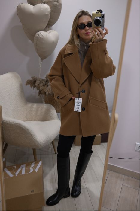 Пальто Zara limited edition, XS-S, вовна