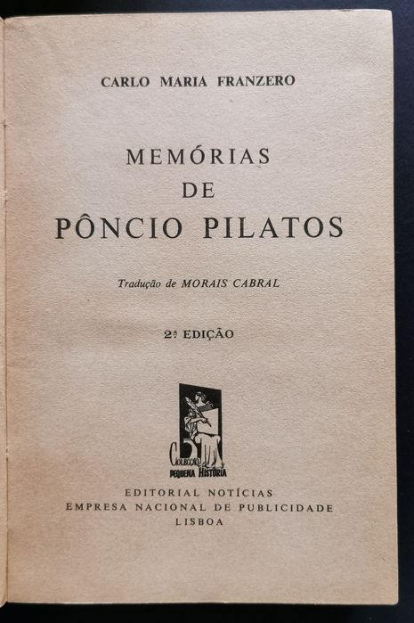 Memórias de Pôncio PILATOS
