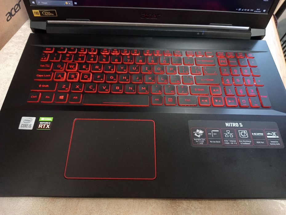 Ігровий ноутбук ACER NITRO 5, 17.3, RTX 3050