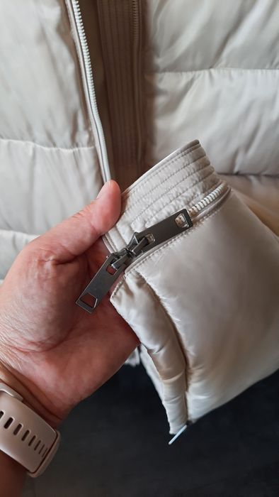 Kamizelka Massimo Dutti L z kapturem długa nowa bez metki