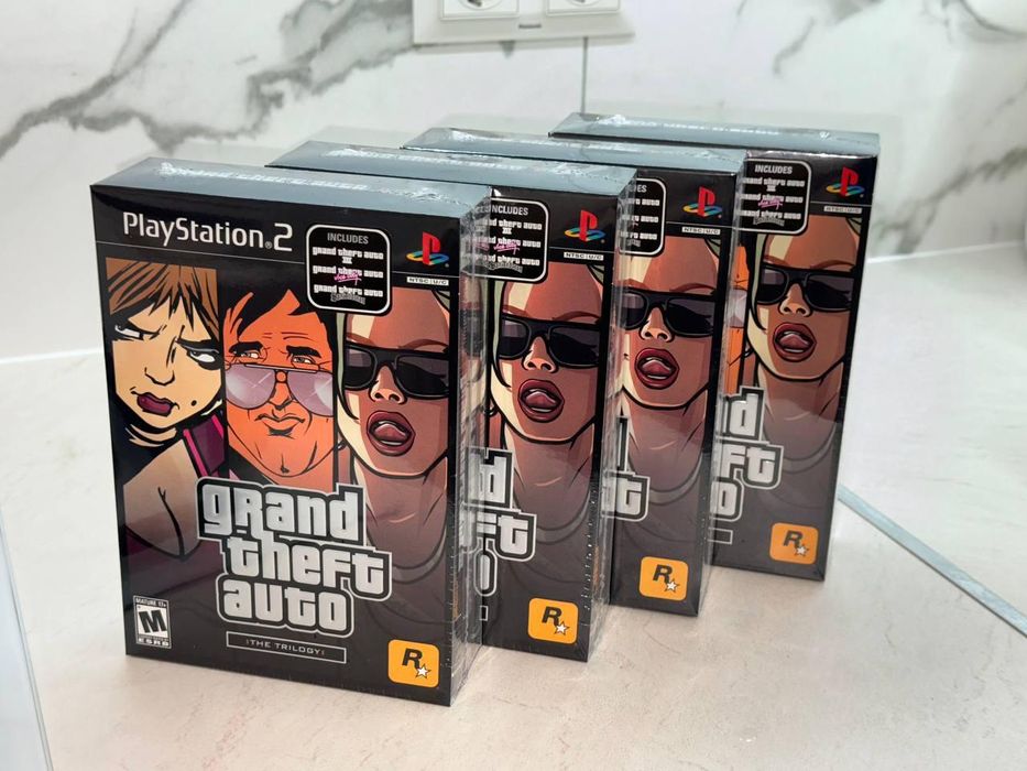 Запаковані  Grand Theft Auto GTA Trilogy 2006 Playstation 2 РІДКІСТЬ
