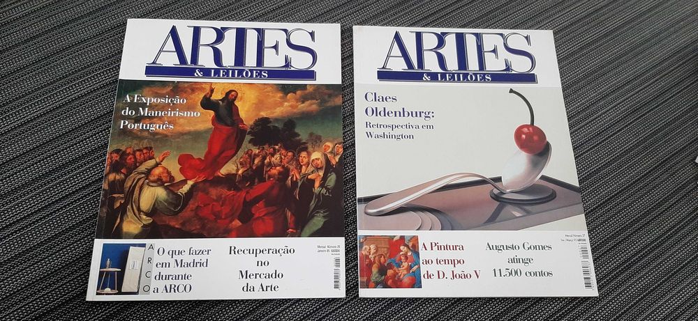 Revistas "Artes & Leilões" de 1995