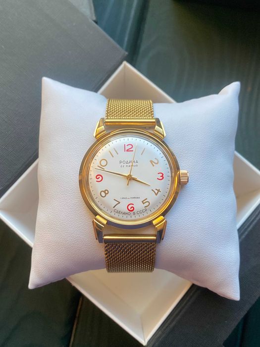 Наручные часы Родина 1 МЧЗ "Сделано в СССР" - механика, ручной завод
