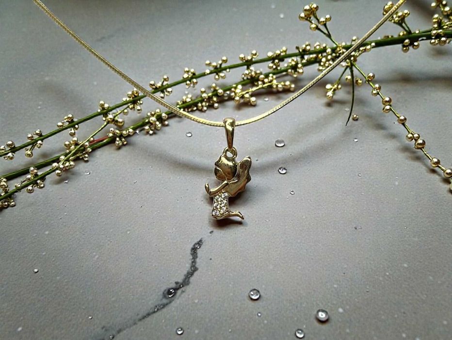 Złota zawieszka Aniołek | Próba 333 | 0,37 g