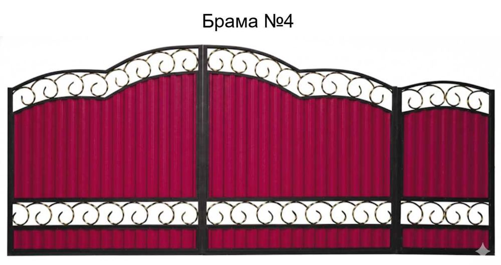 Ковані ворота та хвіртки за вашими розмірами