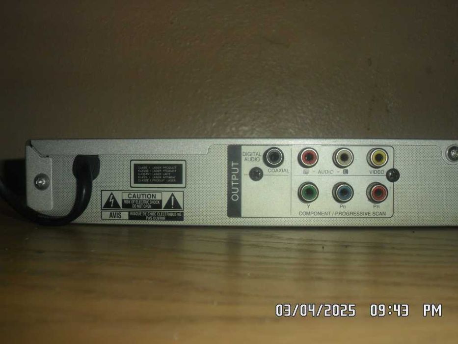 LG DVX 286 Odtwarzacz DVD z pilotem i kablem