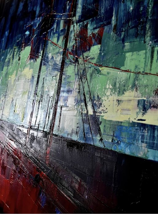 Картина авторська велика на полотні олійними фарбами