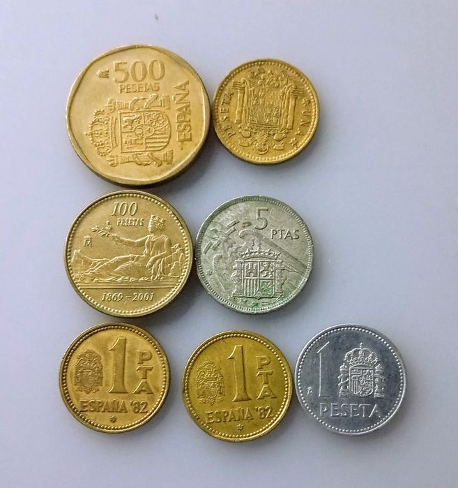 Moedas de Espanha. Todas 10€.
