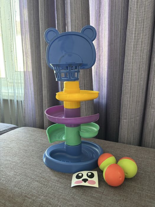 Детская игрушка башня с шариками