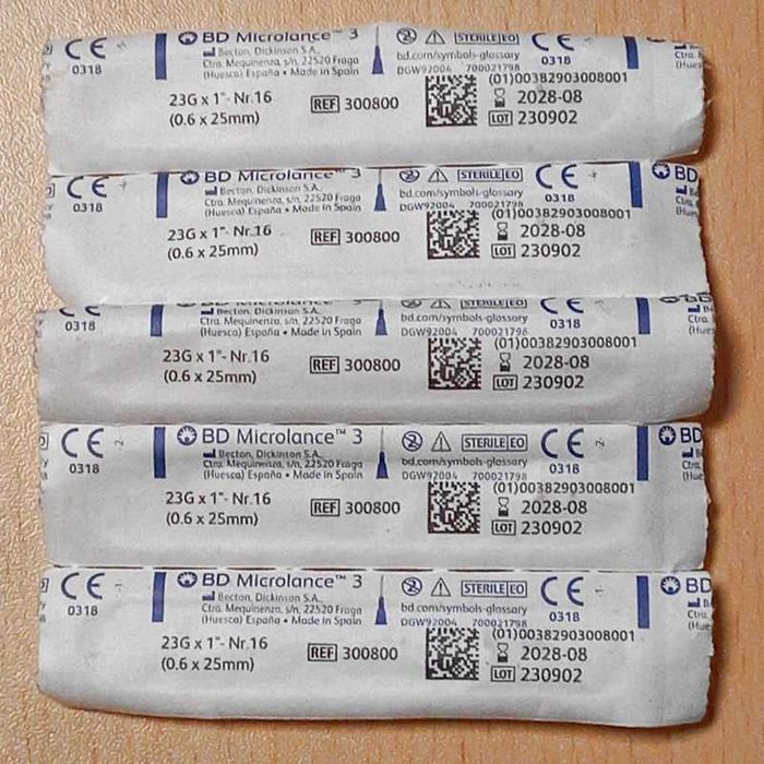 IGŁY INIEKCYJNE BD Microlance 3 23G X 1" 0.6 X 25MM 5SZT.