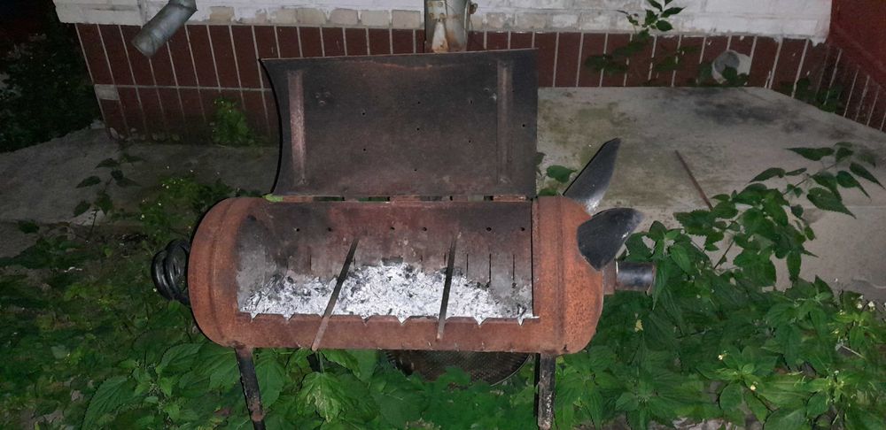 Мангал с газового балона