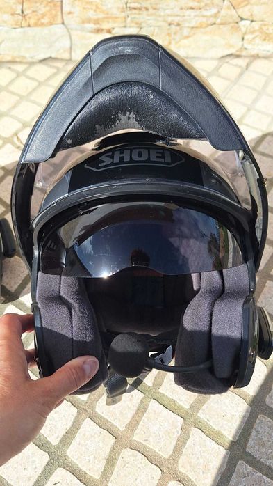 2 capacetes moto