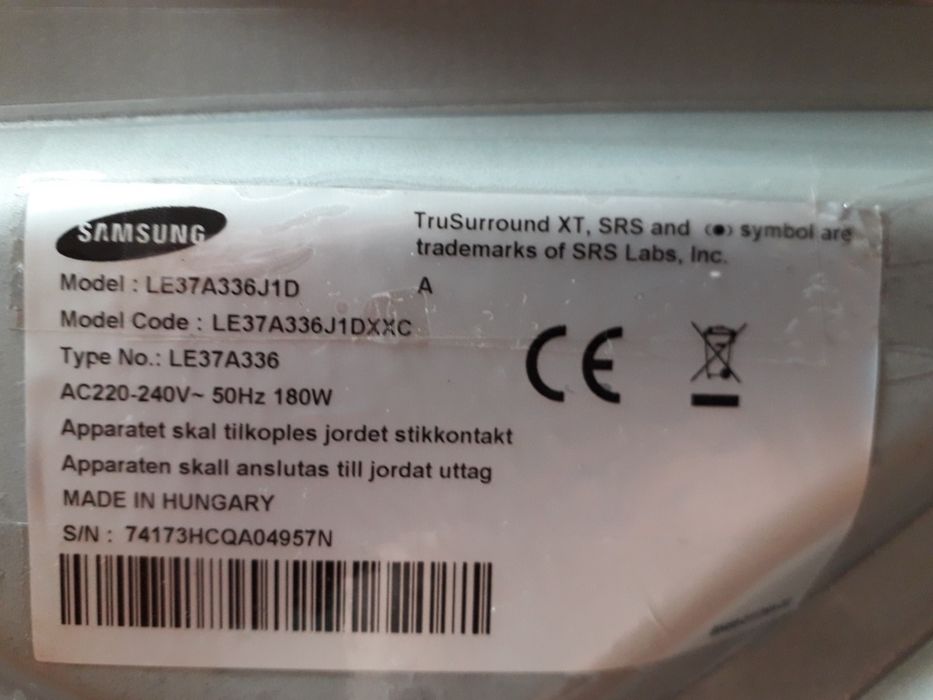 Base tv LCD marca Samsung 37 polegadas