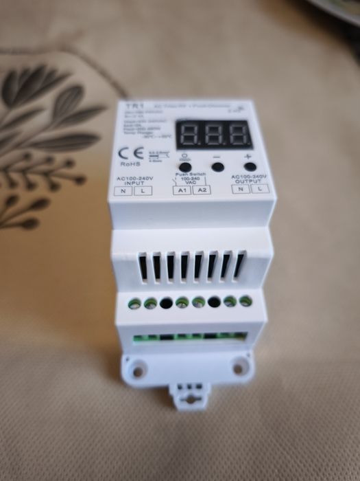 Ledkia Regulador Universal LED Triac RF/Pulsador para Carril DIN 2 A