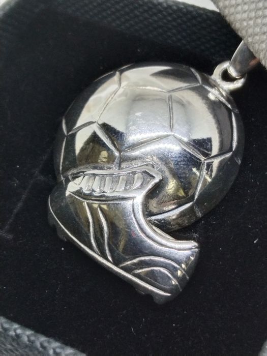 Srebrny wisiorek piłka nożna srebro 925