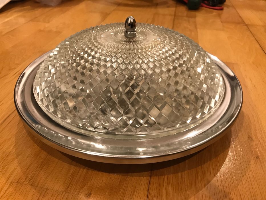 Candeeiro teto com vidro