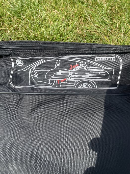 Nowy pokrowiec Skoda na narty - 4 pary nart