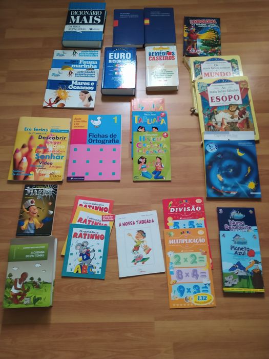 Livros vários crianças e coleções completas