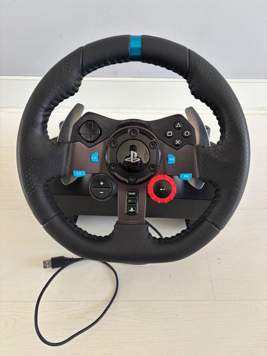 Logitech G29 Driving Force Racing Wheel – Volante + Pedais | PS4/PS5/PC