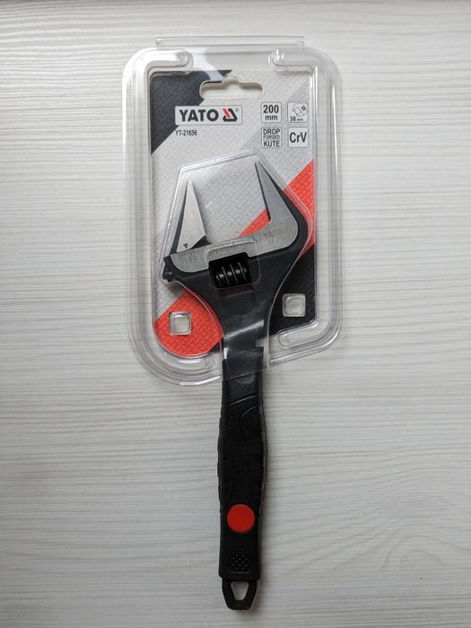 Ключ розвідний/разводной YATO 38 мм 200 мм YT-21656