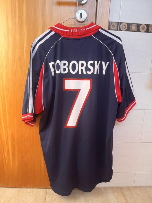Camisola Benfica 00/01 Poborsky 7