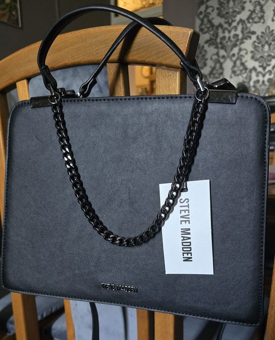 Torebka damska czarna Steve Madden, oryginalna, nowa