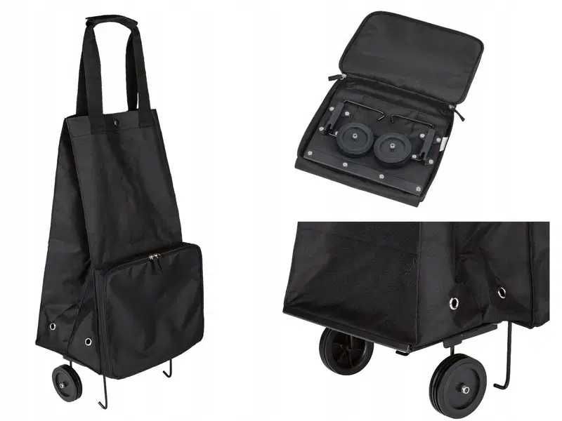 Torba na kółkach składany Wózek na zakupy zakupowy wózek transportowy
