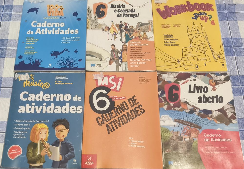 Cadernos de fichas 6°ano