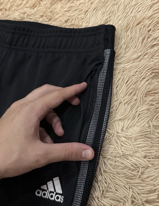 Чёрные спортивки спортивные штаны adidas адидас оригинал s