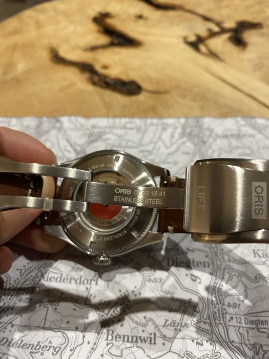 ORIS  Big Crown Pro Pilot Day-Date- komplet, stan bardzo dobry