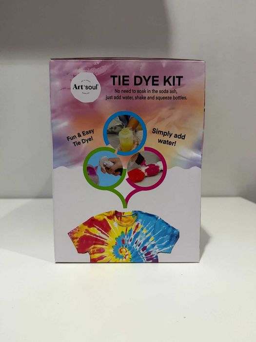 Kit de Tie Dye Art’s Soul – 32 Cores + 64 Pacotes de Refil