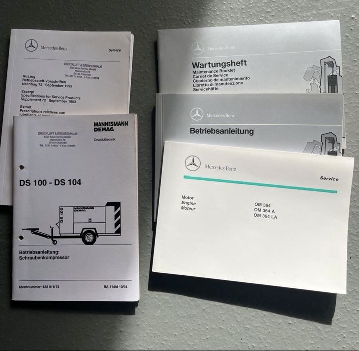 Kompresor spalinowy Demag 100DS sprężarka