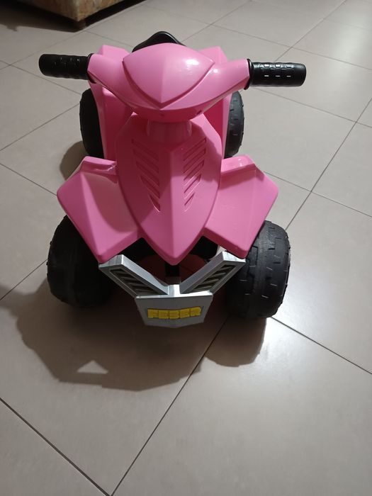 Moto 4 Elétrica Quad Racy Feber Pink 6V 18M+