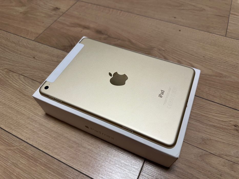 Idealny iPad Mini 4 64 GB GOLD CELLULAR w PERFEKCYJNYM stanie!