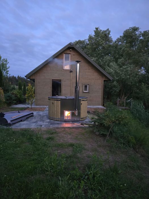 Atrakcyjny Domek  noclegi  jaccuzi, sauna. Strzelnica, sauna,, rowery