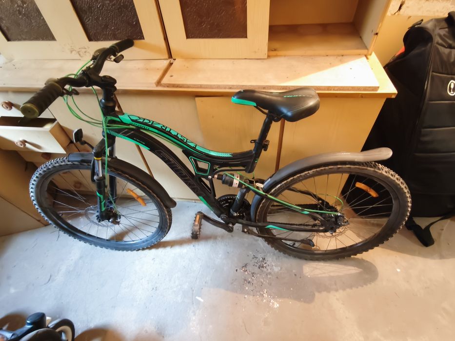Sprzedam rower męski chłopięcy zielony czarny swietny stan  rower górs