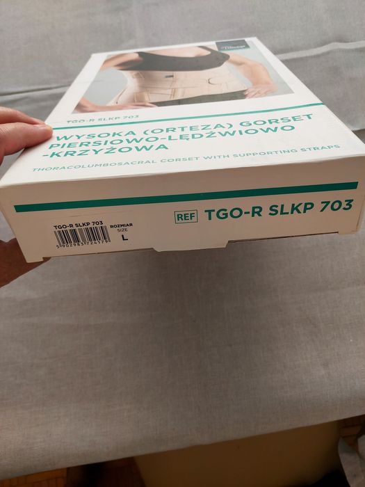 Wysoka orteza-Gorset piersiowo-lędźwiowo-krzyżowy