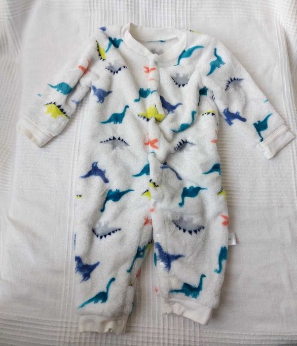 Babygrow Pelúcia Dinossauros 3 meses