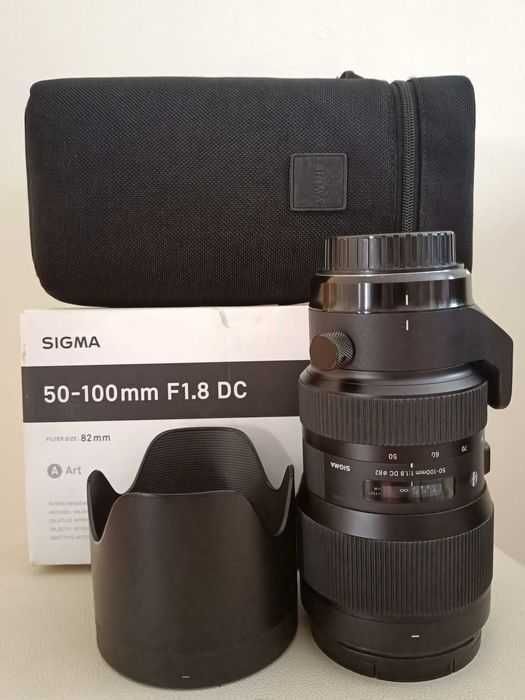 L Sigma Art 50-100 f1.8 Canon - jak nowy