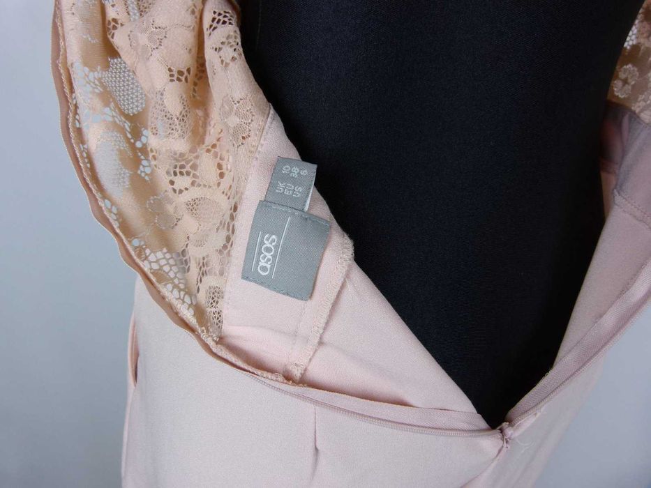 Asos elegancki kombinezon koronka róż 10 / 38