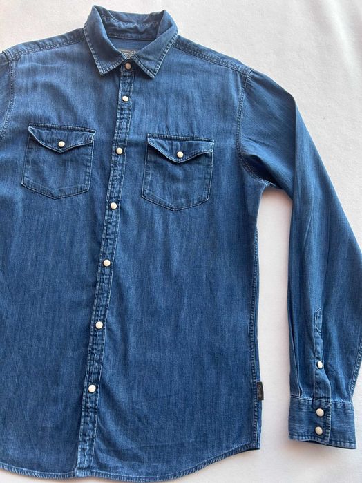 Jack & Jones _ Jeansowa koszula M _ 100% bawełna