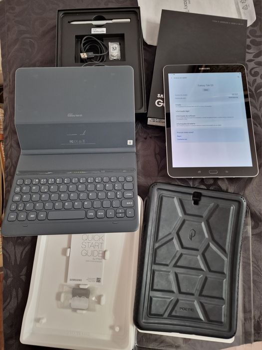 Tablet Samsung Galaxy Tab S3 9,7" + S Pen + Capa Teclado + Acessórios