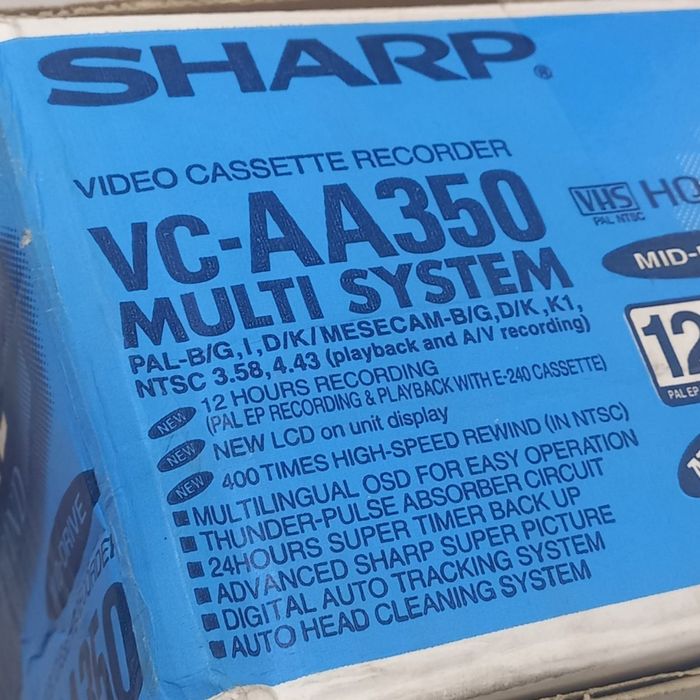SHARP VC-AA350 відеомагнітофон касетний