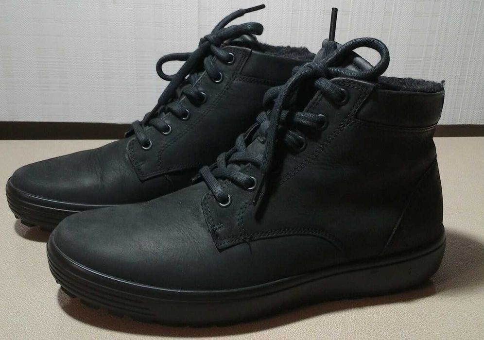 Мужские зимние ботинки Экко Ecco Soft 7 Tred модель 450194(02001)