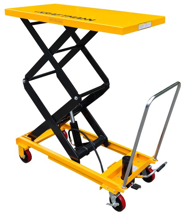 Wózek nożycowy stołowy podnośnikowy mobilny stół KRAFTMANN 150cm 750kg