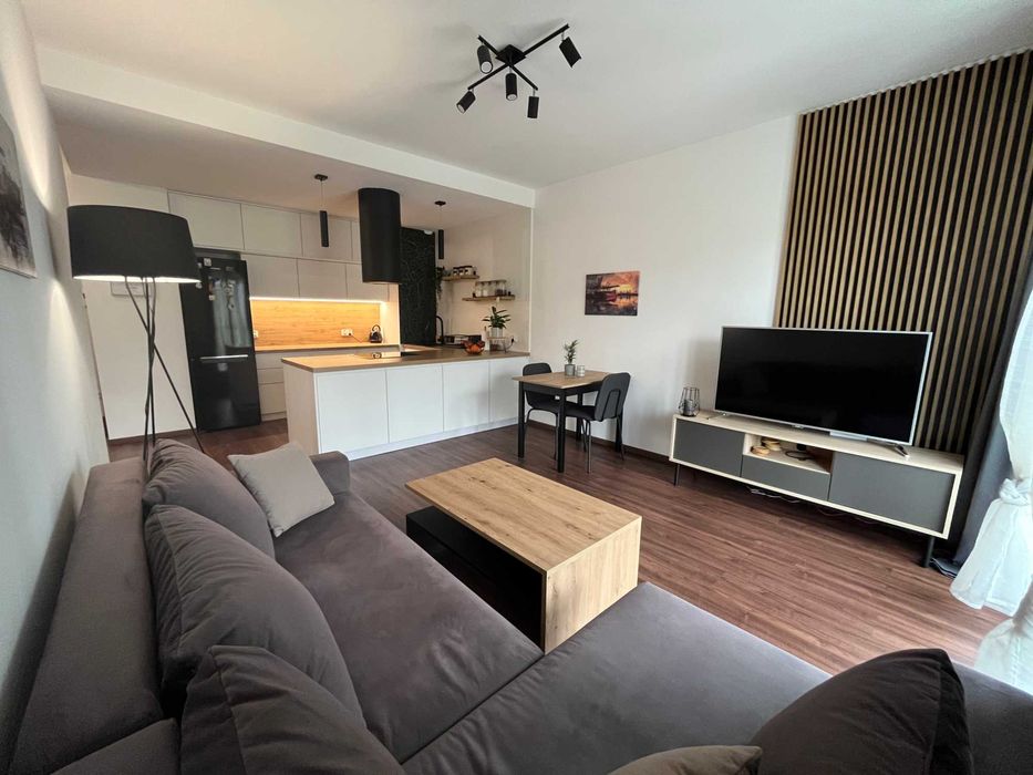 Nowe mieszkanie 60 m² | Zajezdnia Wrzeszcz | 2 sypialnie, pom. gosp., hala garażowa, balkon, siłownia, bawialnia | tramwaj, plaża 2,3 km, PKP 1.8 km