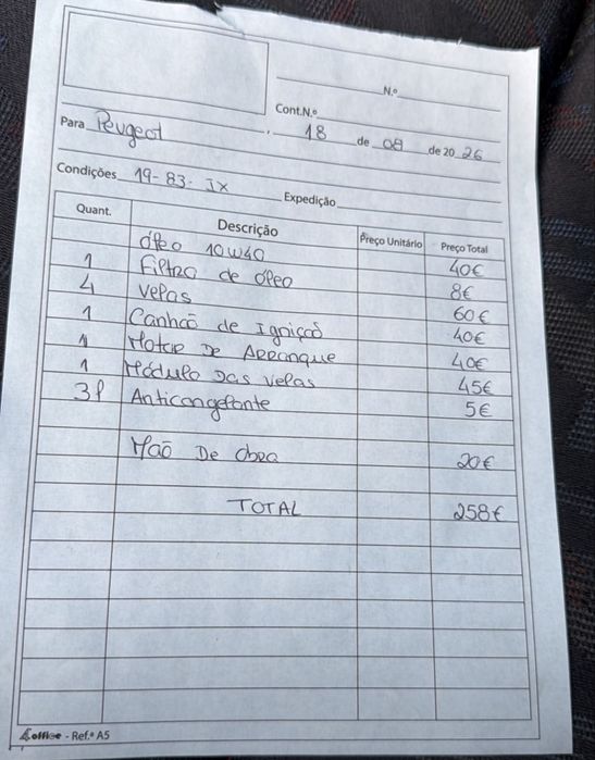 PEUGEOT 106 DIESEL 1997 — A andar, revisão feita
