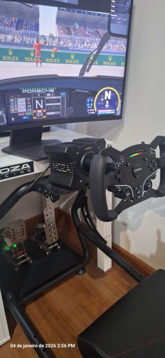 Moza r9+cockpit+pedais simjack UT